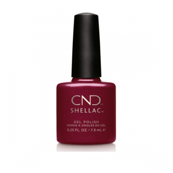 Lac de unghii semipermanent UV CND Shellac Crimson Sash 7.3ml ieftin