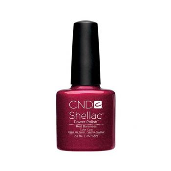 Lac unghii semipermanent CND Shellac Red Baroness 7.3ml