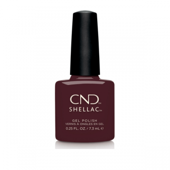 Lac unghii semipermanent CND Shellac Black Cherry 7.3 ml ieftin