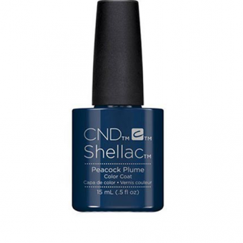 Lac de unghii semi-permanent UV CND Shellac Jumbo Peacock Plum 15ml