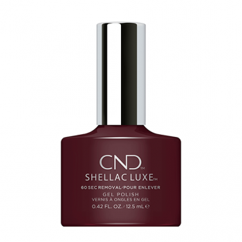 Lac unghii semipermanent CND Shellac Luxe Black Cherry 12.5 ml de firma original