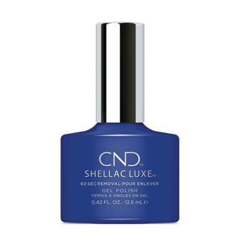 Lac unghii semipermanent CND Shellac Luxe Blue Eyeshadow 12.5 ml la reducere