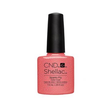 Lac unghii semipermanent CND Shellac Sparks Fly 7.3ml ieftin