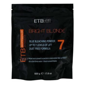 Pudra Decoloranta Albastra 7 Tonuri 500g, ETB Hair Professional Bright Blonde la reducere
