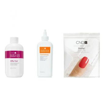 Set unghii CND Big Pack pentru indepartare Shellac