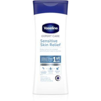 Vaseline Sensitive Skin Relief lotiune de corp hidratant pentru piele uscată și senzația de mâncărime