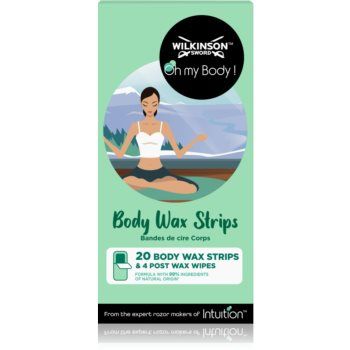 Wilkinson Sword Oh my Body! Body Wax Strips set pentru depilare ieftin