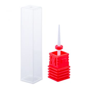 Bit (Cap) Freza Unghii Ceramic Pentru Cuticula Rosu 27F