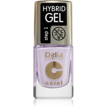 Delia Cosmetics Coral Hybrid Gel gel de unghii fara utilizarea UV sau lampa LED