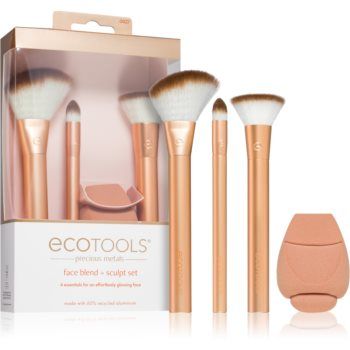 EcoTools Precious Metals set perii machiaj (pentru o piele radianta) de firma original