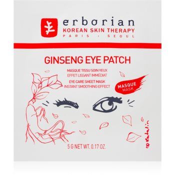 Erborian Ginseng Shot Mask mască textilă revitalizantă zona ochilor