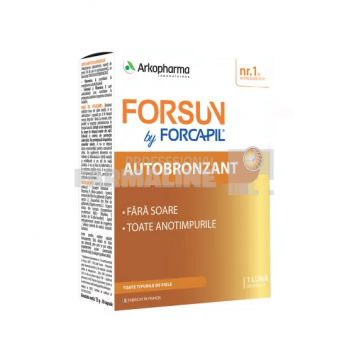 Arkopharma Forcapil  Forsun Autobronzant 30 capsule