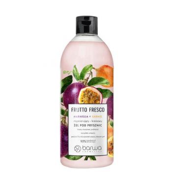 Gel de dus regenerant Frutto Fresco, cu fructul pasiunii si caramel, Barwa Cosmetics, 480 ml de firma original