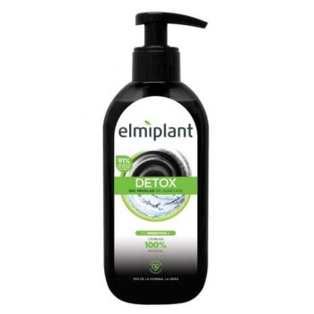 Gel Micelar de Curatare pentru Ten Normal&Gras - Elmiplant Detox, 200 ml