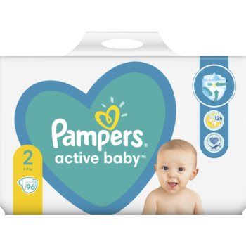 Pampers Active Baby Size 2 scutece de unică folosință