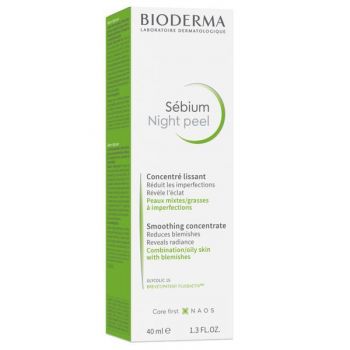 Ser cu efect de peeling Sebium, Bioderma, 40 ml de firma original