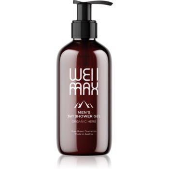 WellMax Men's Shower Gel 3in1 Gel de duș pentru bărbați 3 in 1