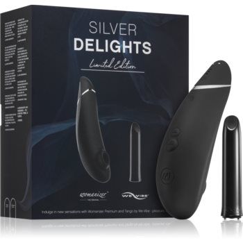 Womanizer Silver Delights Collection stimulator și vibrator