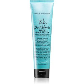 Bumble and bumble Don't Blow It Thick (H)air Styler tratament de hidratare fara clatire pentru par aspru.