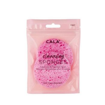 Buretei din Celuloza pentru Curatare Cala Pink Cellulose Cleansing Sponge, 2 buc