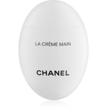 Chanel La Crème Main crema nutritiva de maini si unghii cu efect lucios