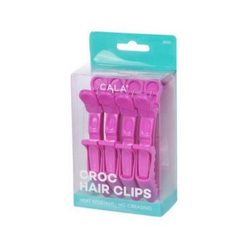 Clame Profesionale pentru Sectionarea Parului Cala Croc Hair Clip - Lavender ieftin