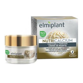 Crema de Noapte Fortifiere si Fermitate - Elmiplant Nutricalcium, 50 ml