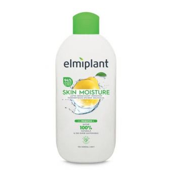 Lapte Demachiant Hidratant cu Prebiotice si Gutuie pentru Ten Normal si Mixt - Elmiplant Skin Moisture, 200 ml la reducere