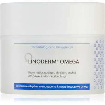 Linoderm Omega Face Cream cremă pentru față pentru piele uscata spre atopica de firma original