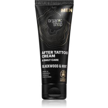 Organic Shop Men Blackwood & Mint cremă pentru îngrijirea tatuajelor