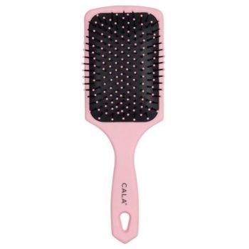 Perie pentru Par Umed & Uscat Cala Soft Touch Paddle Brush - Pink ieftin