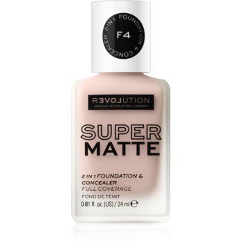 Revolution Relove Super Matte Foundation machiaj matifiant de lungă durată