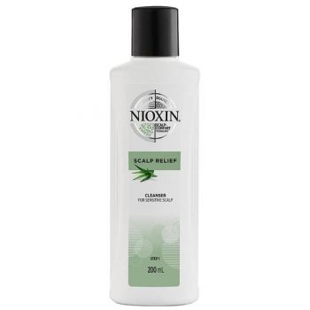 Sampon pentru Scalp Sensibil - Nioxin Scalp Relief Cleanser Step 1, 200 ml