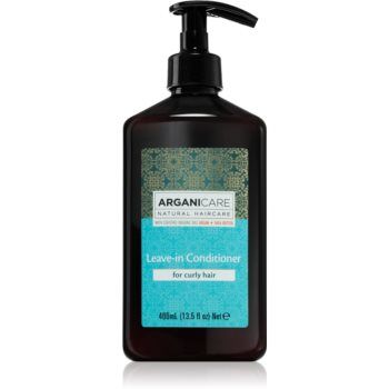Arganicare Argan Oil & Shea Butter Leave-In Conditioner balsam (nu necesita clatire) pentru păr creț