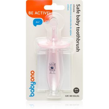 BabyOno Save Baby Toothbrush Blue perie de dinti pentru copii
