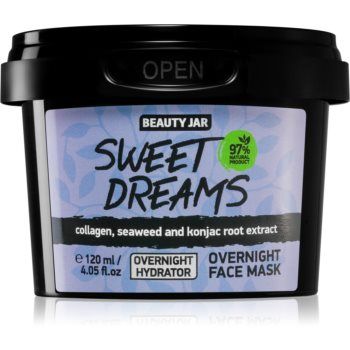 Beauty Jar Sweet Dreams masca faciala de noapte pentru luminozitate si hidratare