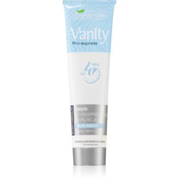 Bielenda Vanity Pro Express crema depilatoare pentru mâini, axile și zona inghinală pentru piele uscata