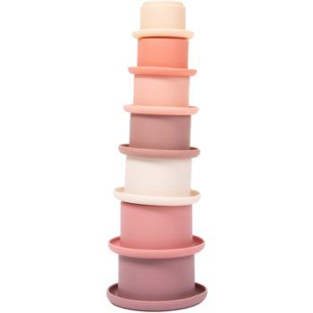 Bo Jungle B- Stacking Cups Lovely Pink cupe de stivuire pentru baie