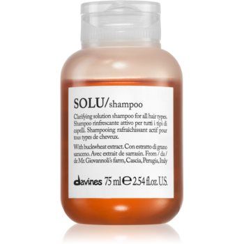 Davines Essential Haircare SOLU Shampoo curatarea profunda a scalpului cu efect revigorant