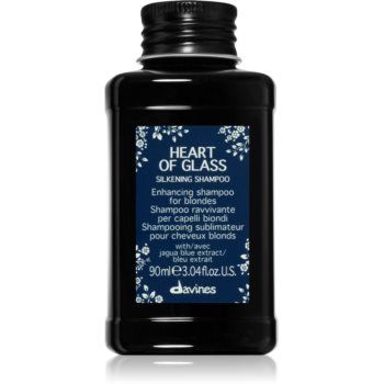 Davines Heart of Glass Silkening Shampoo sampon de curatare delicat pentru par blond