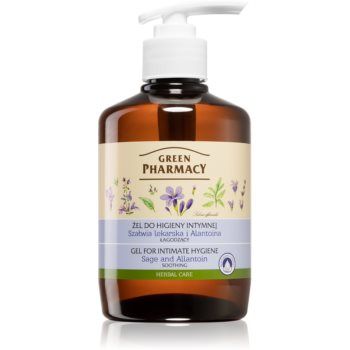Green Pharmacy Sage & Thyme Gel for Intimate Hygiene gel calmant pentru igiena intimă