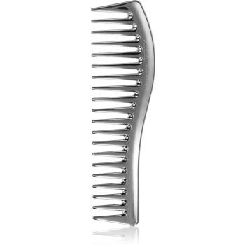 Janeke Chromium Line Wavy Comb for Gel Application pieptene de păr pentru aplicarea produselor cu textură de gel