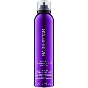 No Inhibition Guarana and organic extracts Texturizing & Volumizing spumă de păr pentru volum și formă No Inhibition Guarana and organic extracts Texturizing & Volumizing spumă de păr pentru volum și formă