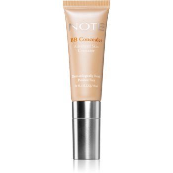 Note Cosmetique BB Advanced Skin Corrector anticearcan cu efect de lunga durata SPF 15