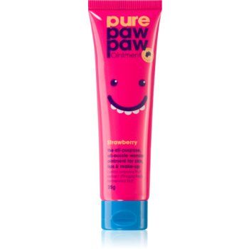 Pure Paw Paw Strawberry Balsam pentru buze crapate si pielea uscata ieftin