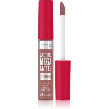 Rimmel Lasting Mega Matte ruj lichid mat, cu textură lejeră 16 de ore