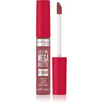 Rimmel Lasting Mega Matte ruj lichid mat, cu textură lejeră 16 de ore