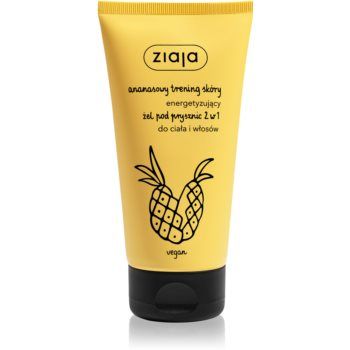 Ziaja Pineapple Gel de duș energizant pentru corp si par