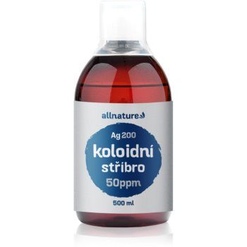 Allnature Colloidal silver Ag200 - 50 ppm demachiant calmant tonic ieftina