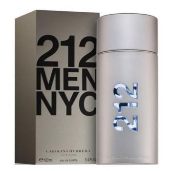 Apa de Toaleta pentru Barbati Carolina Herrera 212 Men NYC EDT 100 ml